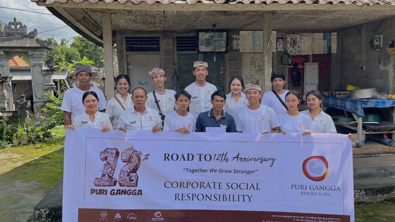 Corporate Social Responsibility Puri Gangga Resort: 12 Tahun Tumbuh Bersama, Berbagi untuk Sesama